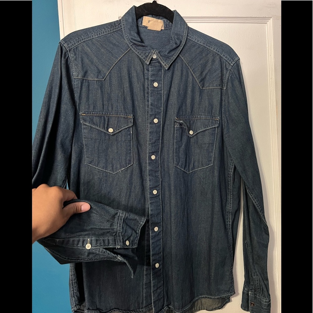 Denim western shirt